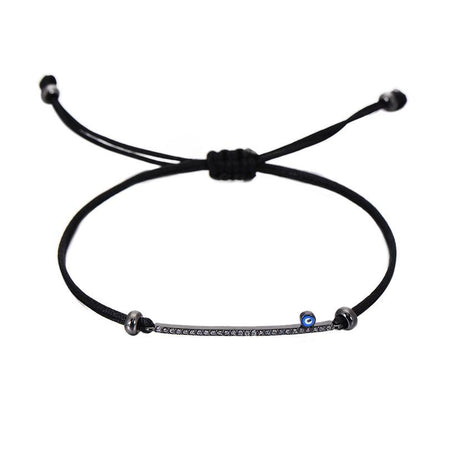 bracelet cordon original avec strass 