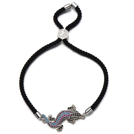 bracelet cordon femme luxe noir