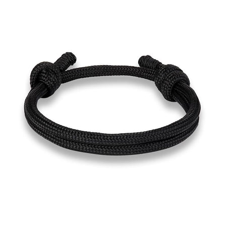 bracelet homme corde noire
