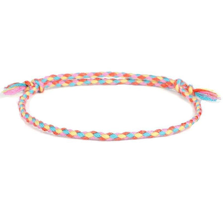 bracelet coton tressé