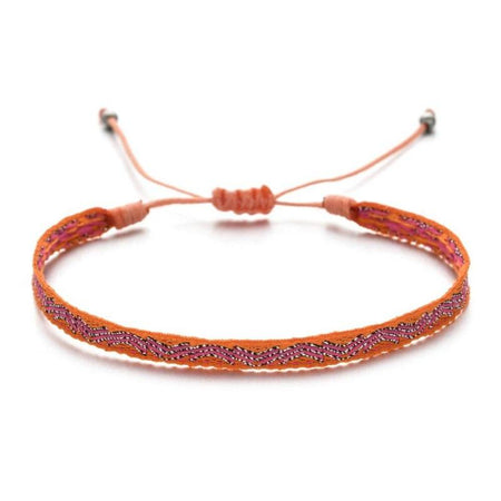 bracelet femme fait main orange