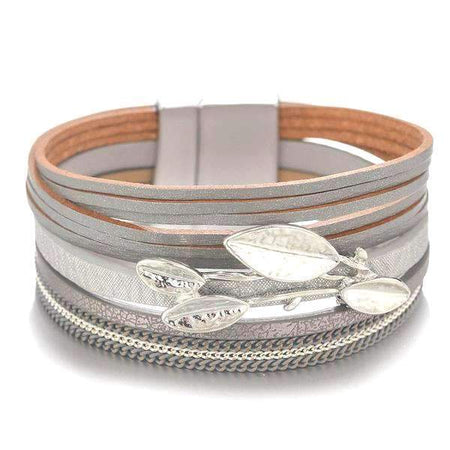 BRACELET CUIR MULTIRANG FEMME