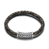 bracelet cuir pour homme noir