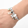 bracelet en acier inoxydable femme breloque
