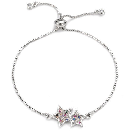 bracelet en chaîne femme argenté