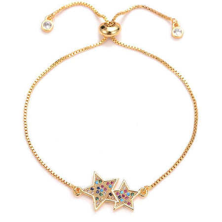 bracelet en chaîne femme doré