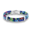 bracelet en corde pour homme bleu