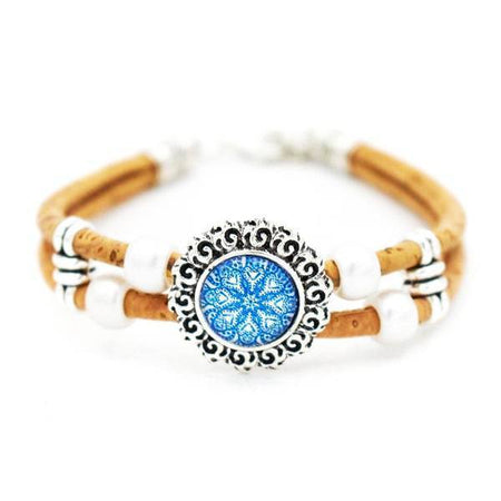 bracelet en liège femme tendance