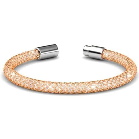 bracelet fantaisie acier femme rose