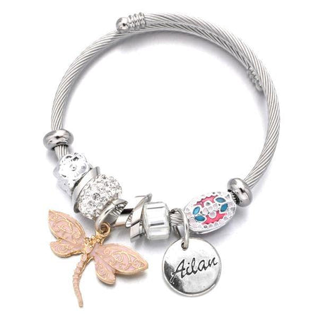 BRACELET FANTAISIE FEMME ACIER - (JONC)