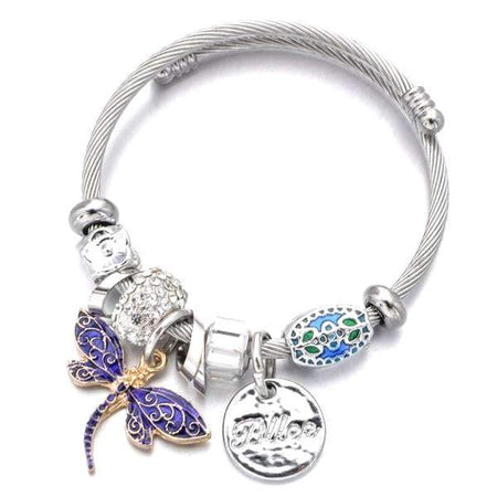 BRACELET FANTAISIE FEMME ACIER - (JONC)