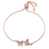 bracelet femme chaîne rose