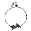 bracelet femme chaîne fine noire