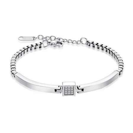 bracelet femme en acier tendance