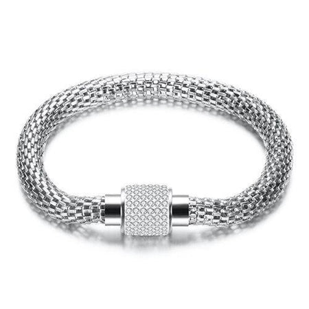 bracelet femme en acier inoxydable tendance