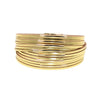 bracelet femme en cuir doré