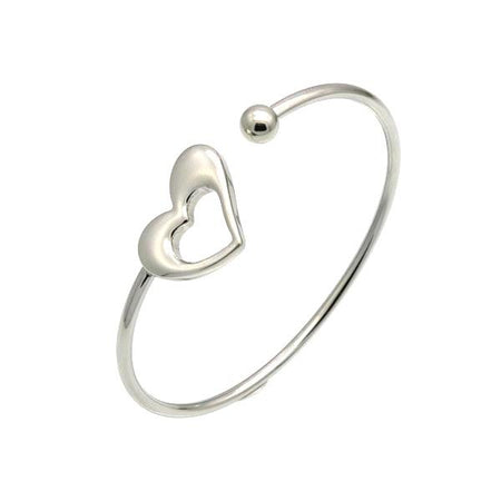 bracelet femme jonc argenté