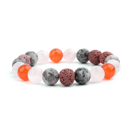 bracelet femme perles naturelles couleur