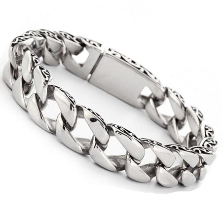 bracelet homme en argent massif