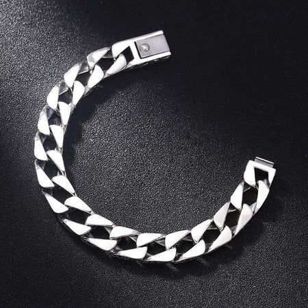 bracelet pour homme en argent massif