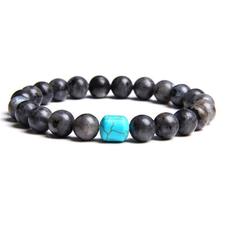 bracelet homme avec perle tendance