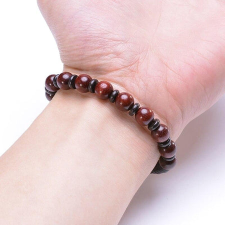 bracelet homme bois ébène poignet