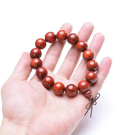 bracelet homme boule en bois à la mode