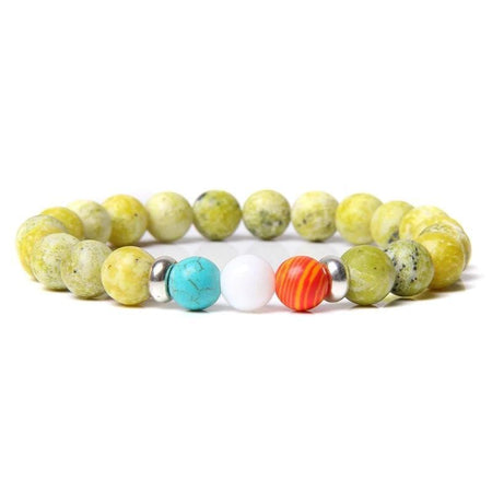 bracelet homme perle pas cher jaune