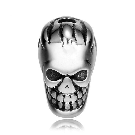 breloque acier crâne