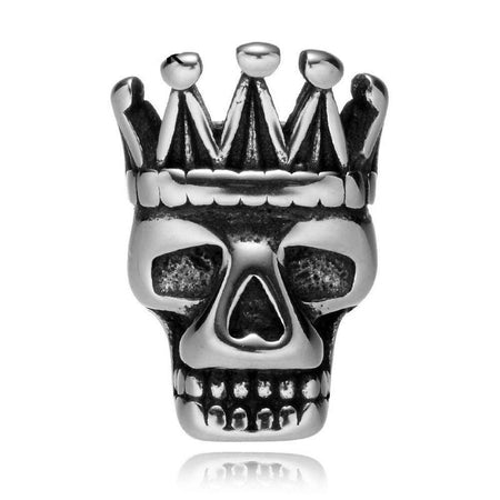 breloque crâne couronné