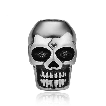 breloque crâne acier inoxydable