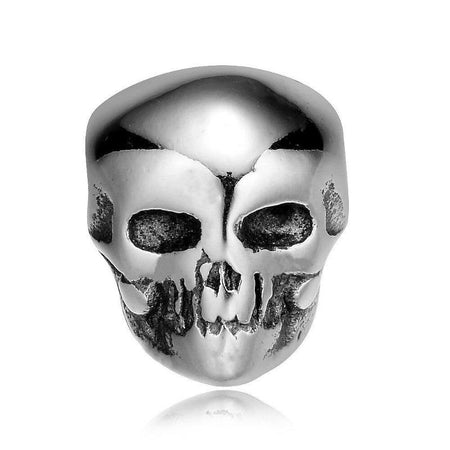 breloque argenté tête de mort 