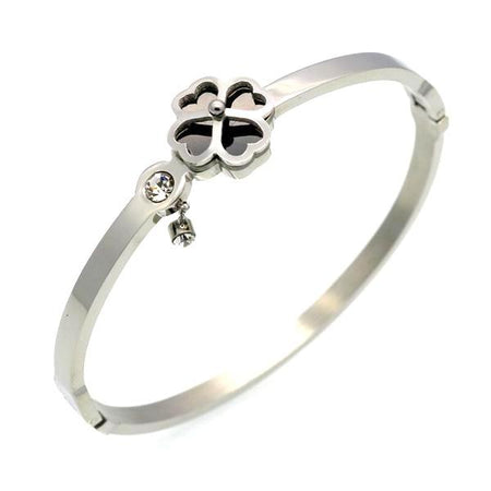 bracelet jonc acier inoxydable tendance