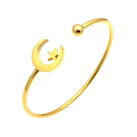 bracelet jonc pas cher doré