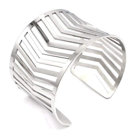 bracelet manchette femme pas cher argenté