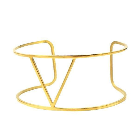 bracelet manchette couleur or femme 