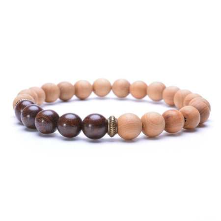 bracelet perle en bois pour homme tendance