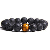 bracelet perle noir homme tendance
