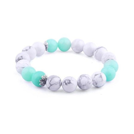 bracelet perle femme turquoise