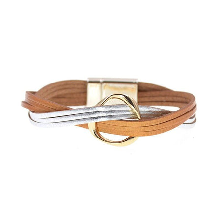 bracelet pour femme en cuir tendance