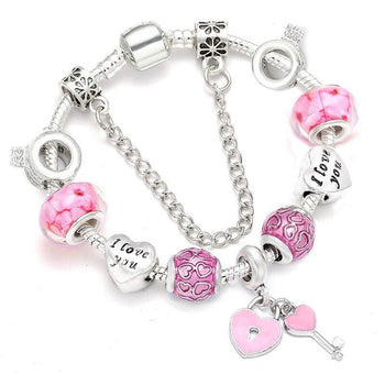 bracelet style Pandora enfant rose 