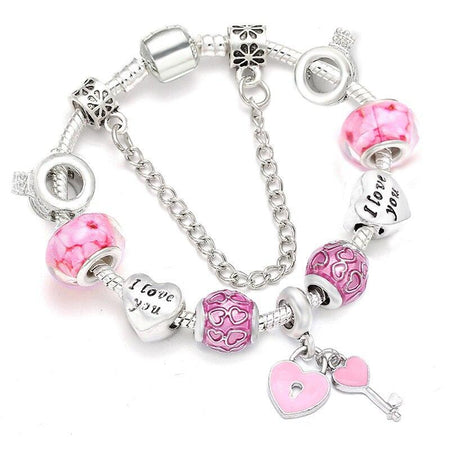 bracelet style Pandora enfant rose 