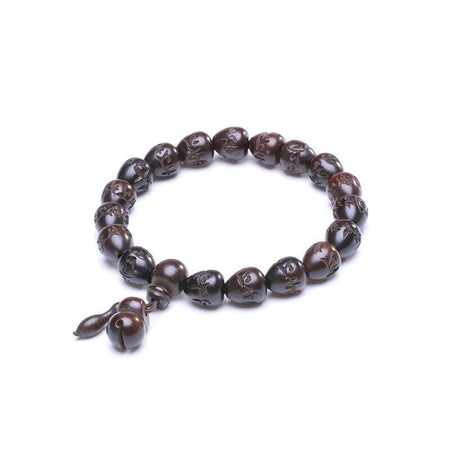 bracelet tibétain en bois homme