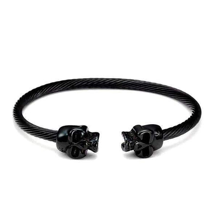 bracelet acier pour homme noir