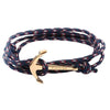 bracelet homme corde ancre marine