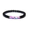bracelet perles noires femme tendance