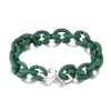 bracelet caoutchouc de couleur vert