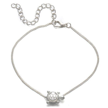 chaîne de pied femme argent 