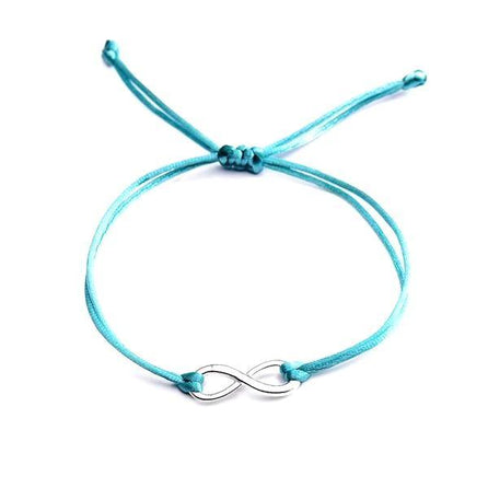 bracelet infini cordon bleu