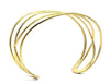 bracelet manchette femme couleur or